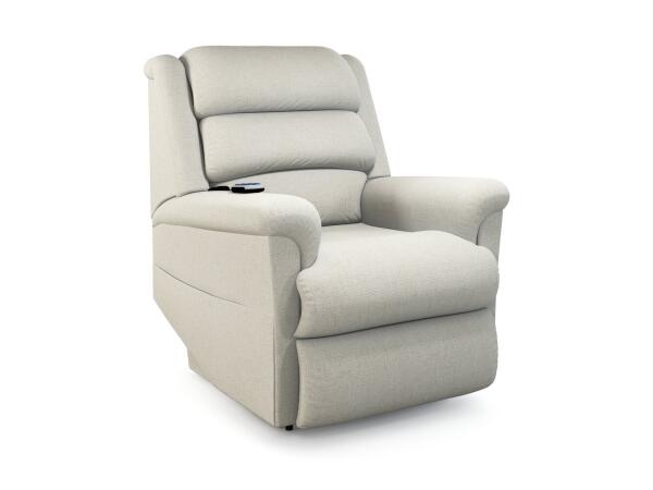 Astor Platinum Power Lift Recliner w/ Headrest & Lumbar Recliners Customizable