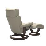 Stressless® Magic (L) Classic Base Recliner with Ottoman - Image 4