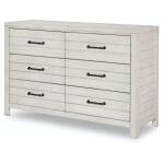 Summer Camp Gray Dresser White Finish