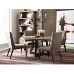 Ad Modern Synergy Concentric Round Dining Table Complete - Image 3