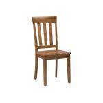 Simplicity Slat Back Side Chair Honey Finish