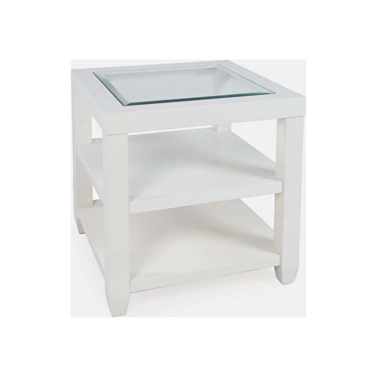 Urban Icon End Table White Urban Icon End Table White - Image 1