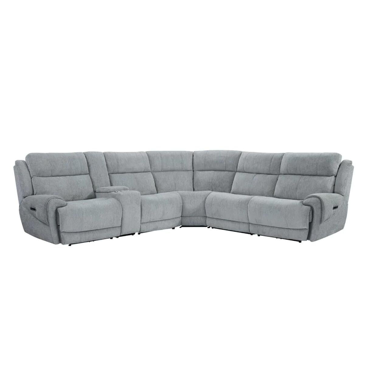Spencer Tide Graphite Power 6 Piece Reclining Sectional Spencer Tide Graphite Power 6 Piece Reclining Sectional - Image 1