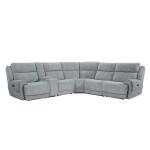 Spencer Tide Graphite Power 6 Piece Reclining Sectional