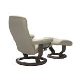 Stressless® Opal (L) Classic Base Recliner with Ottoman - Image 4