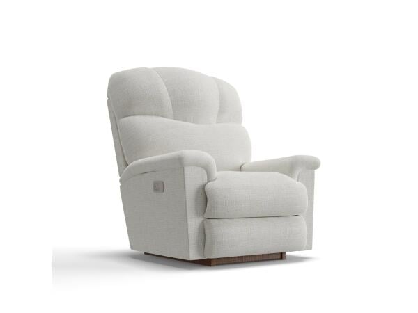 Lancer Power Rocking Recliner w/ Headrest & Lumbar Recliners Customizable