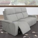 Bisque Power Drop Down Console Sofa - Image 8