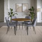 Maddox Upholstered Chair Grey - Image 2