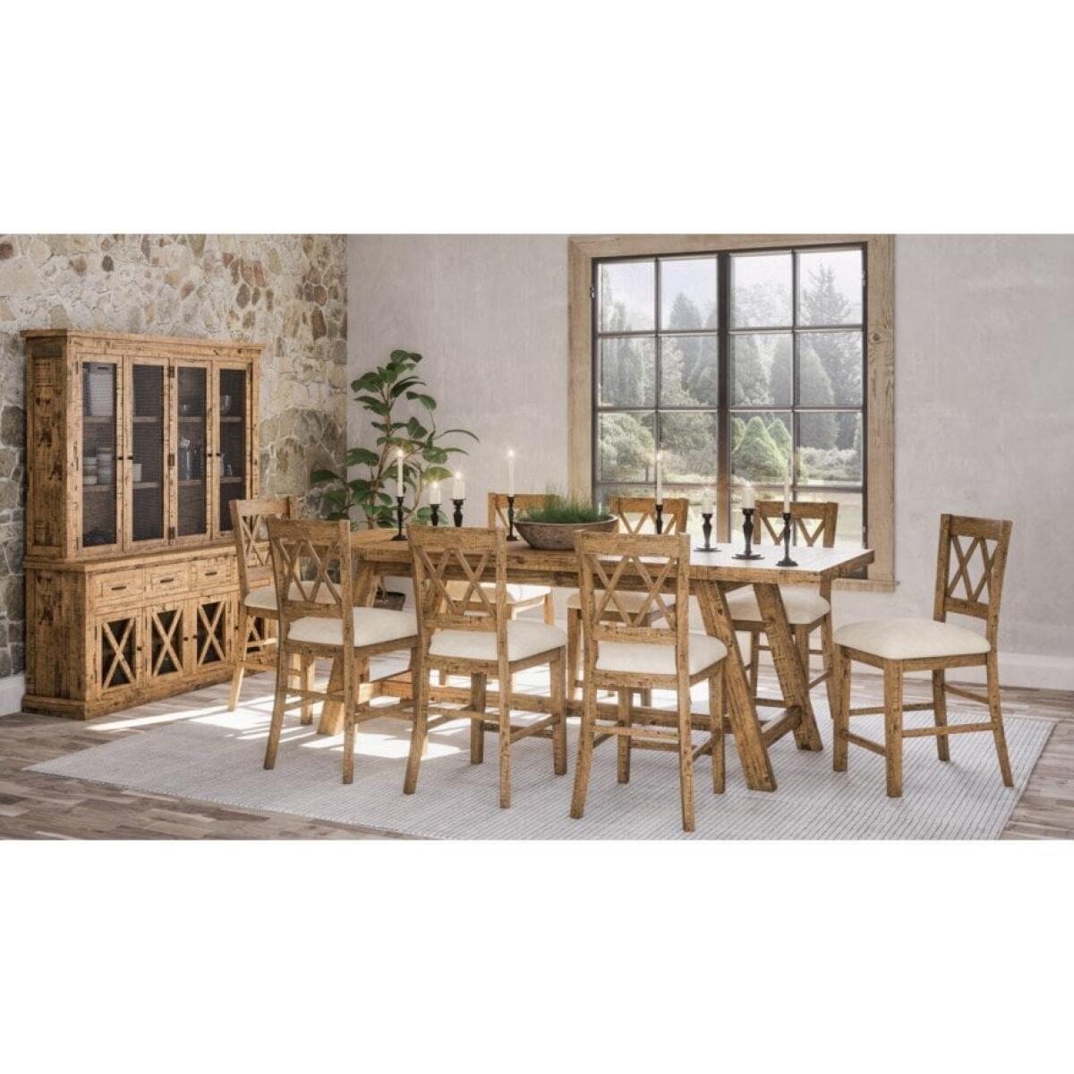 Telluride Collection 9-Piece Counter Height Table And Chair Set Telluride Collection 9-Piece Counter Height Table And Chair Set - Image 1
