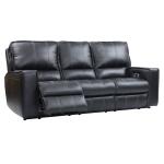 Rockford Verona Black Power Triple Reclining Sofa - Image 2