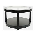 Urban Icon Round Castered Cocktail Table Black