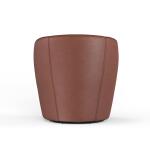 Barolo Vintage Cognac Swivel Club Chair - Image 5