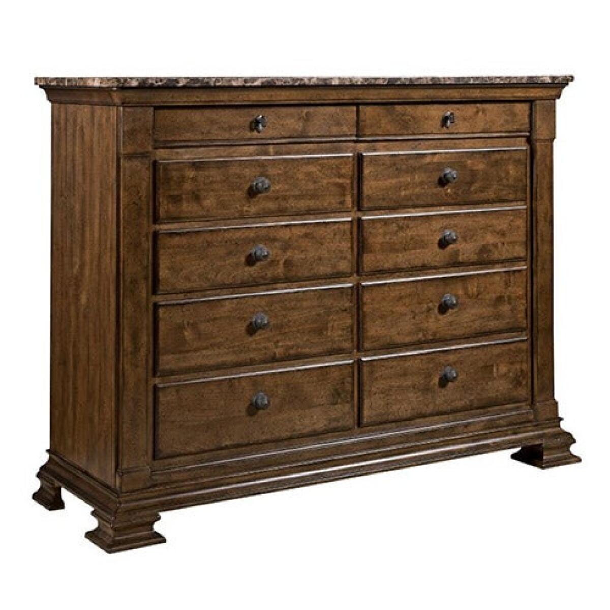 Portolone Bureau with Marble Top Portolone Bureau with Marble Top - Image 1