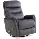 Gemini - Capri Charcoal Manual Swivel Recliner