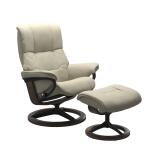 Stressless® Mayfair (S) Signature Base Recliner with Ottoman