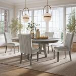 Telluride Round-to-Oval Extension Dining Table - Image 2