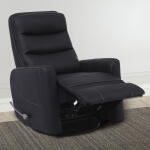 Hercules Black Manual Swivel Recliner - Image 4