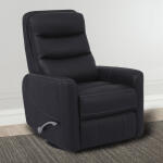 Hercules Black Manual Swivel Recliner - Image 3