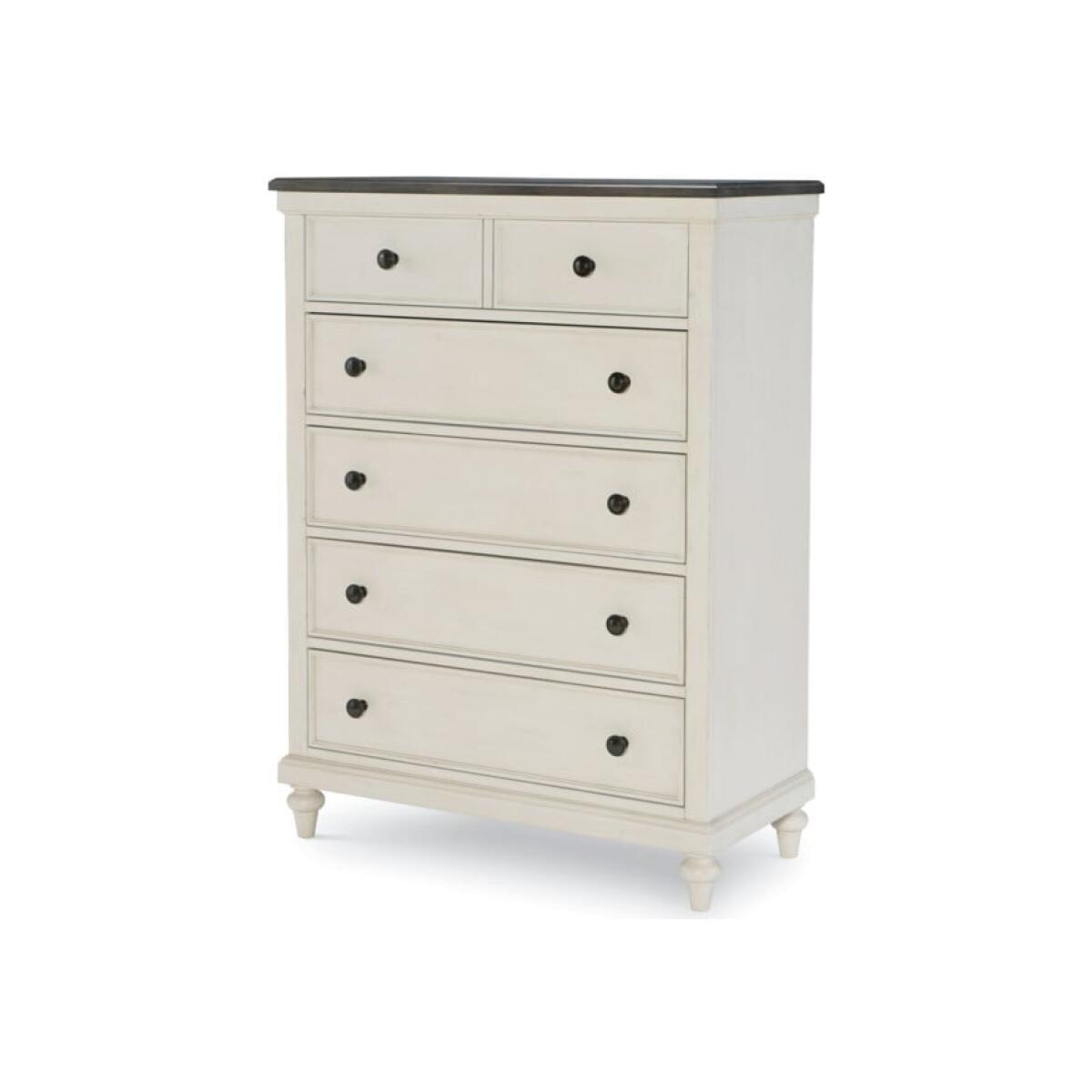 Relaxed Vintage 5-Drawer Chest Of Drawers Relaxed Vintage 5-Drawer Chest Of Drawers - Image 1