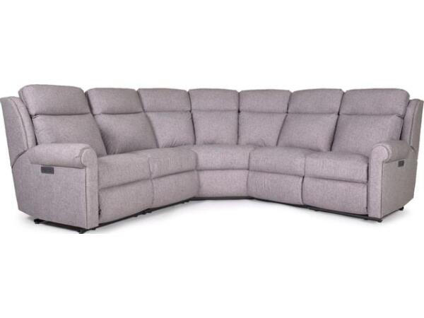 422 Collection 5-Piece Light Gray Motorized Reclining Sectional Sectionals Customizable