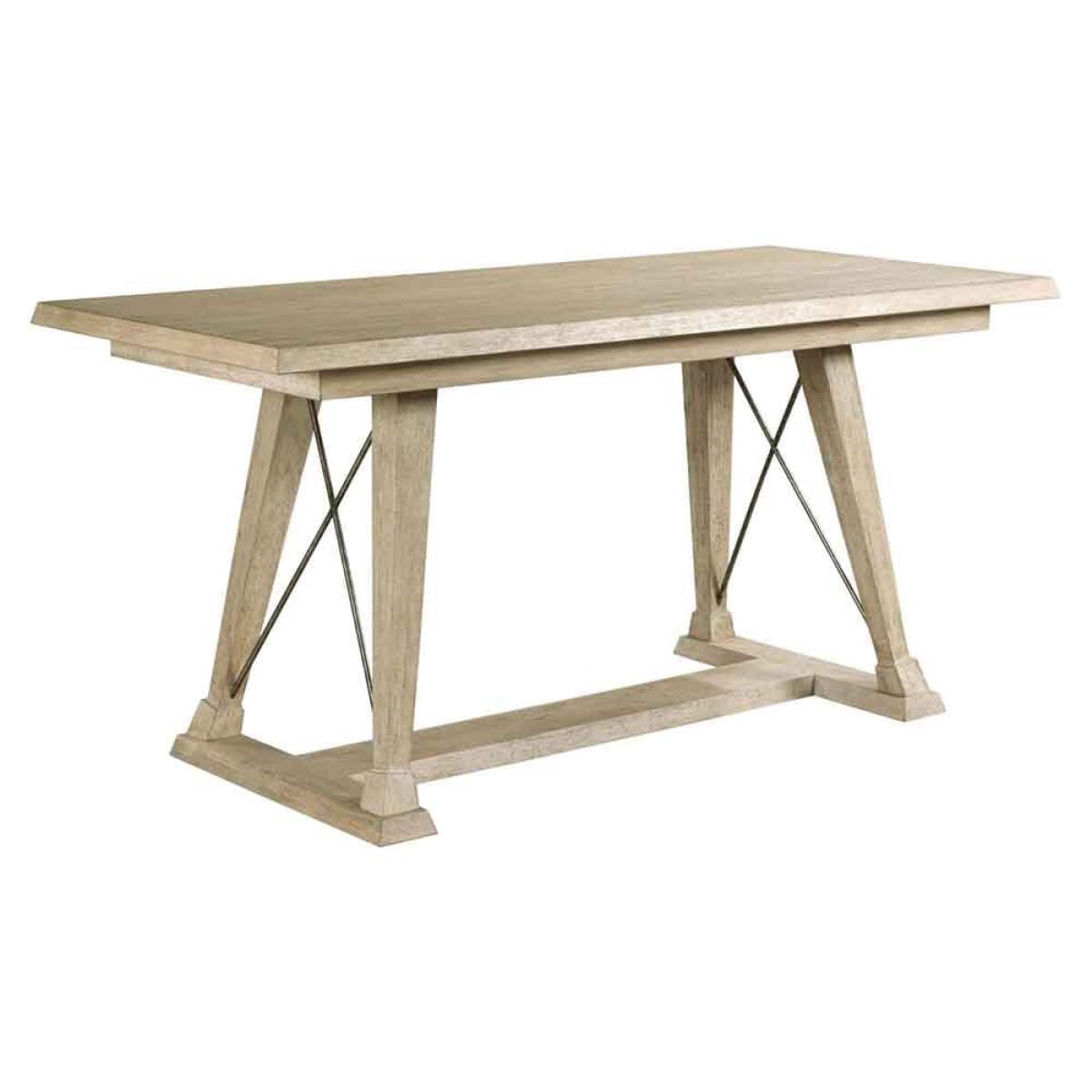 Vista Clayton Counter Height Trestle Table-Complete Vista Clayton Counter Height Trestle Table-Complete - Image 1