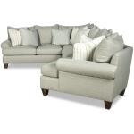 Paul Deen P781650 5-Seat Sectional Sofa W/ Raf Cuddler - Image 3
