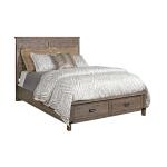 Foundry Panel King Bed With Storage Footboard - Complete