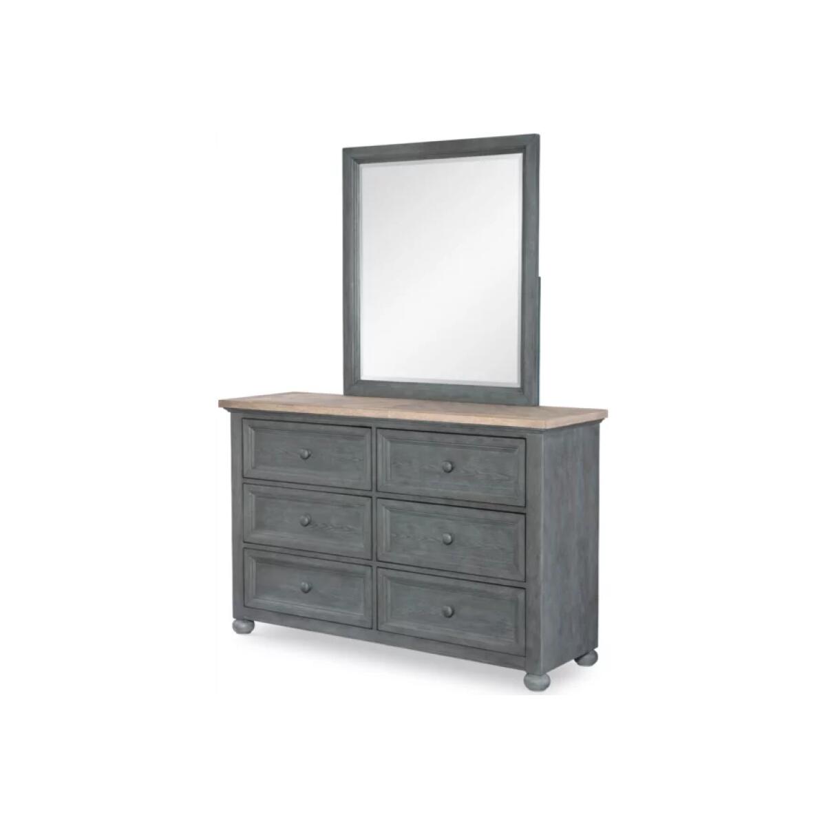 Cone Mills Dresser in Distressed Denim Cone Mills Dresser in Distressed Denim - Image 1