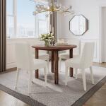 Wilson Upholstered Dining Chair- Cream - Image 2