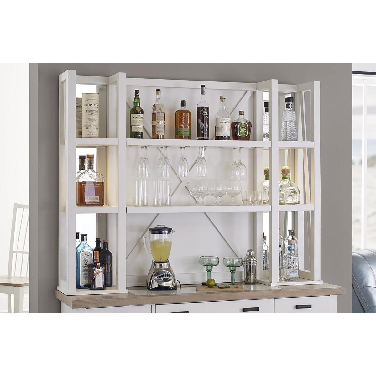 Americana Modern Dining Bar Open Hutch 64 In. Americana Modern Dining Bar Open Hutch 64 In. - Image 1
