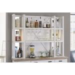 Americana Modern Dining Bar Open Hutch 64 In.