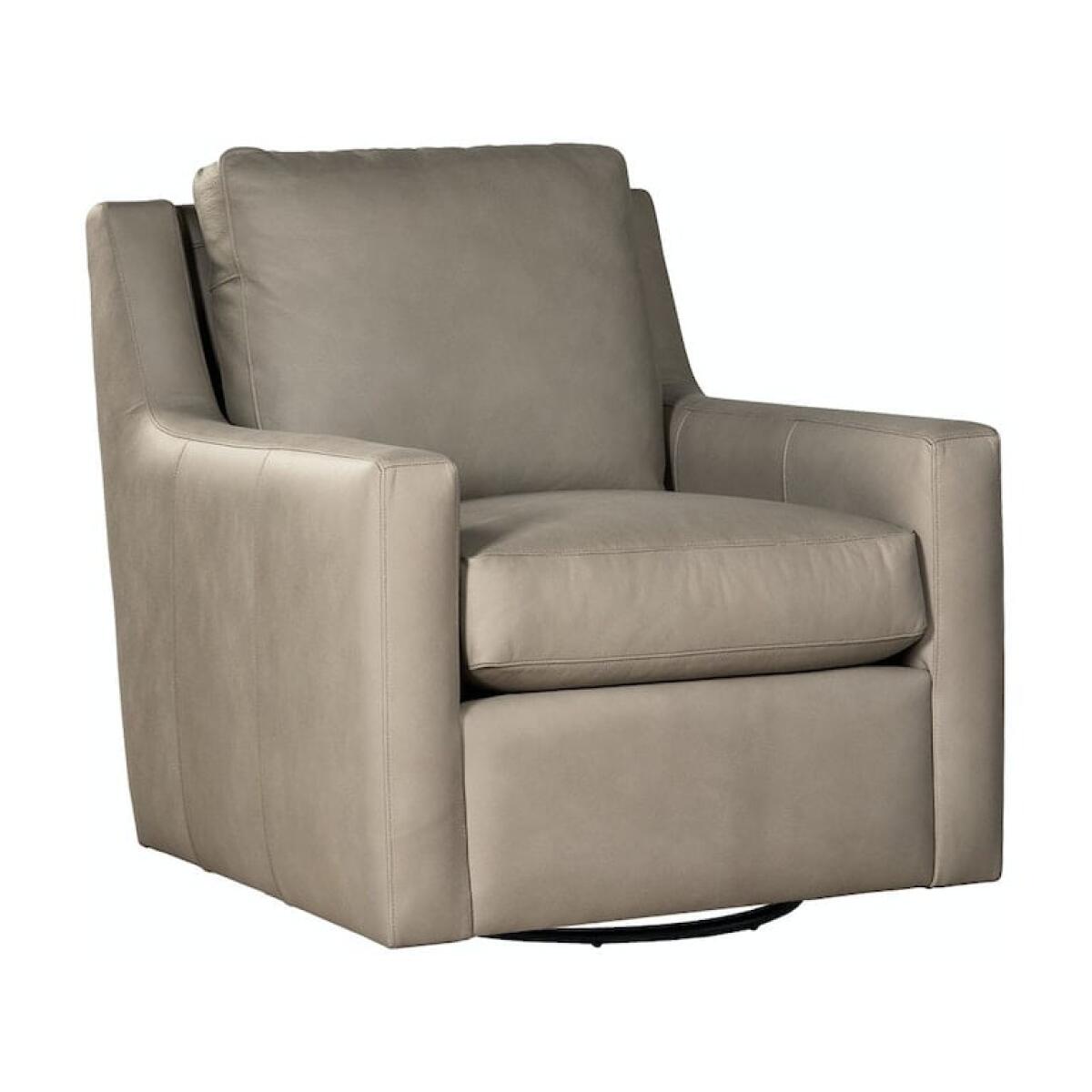 CM Leather Swivel Glider Chair L072610BDSC CM Leather Swivel Glider Chair L072610BDSC - Image 1