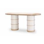 Biscayne Double Pedestal Counter Height Table