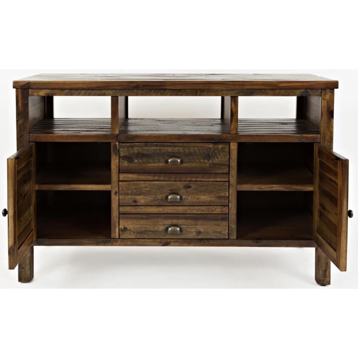 Artisan’s Craft 50″ Media Console Dakota Oak Entertainment Stands Jofran