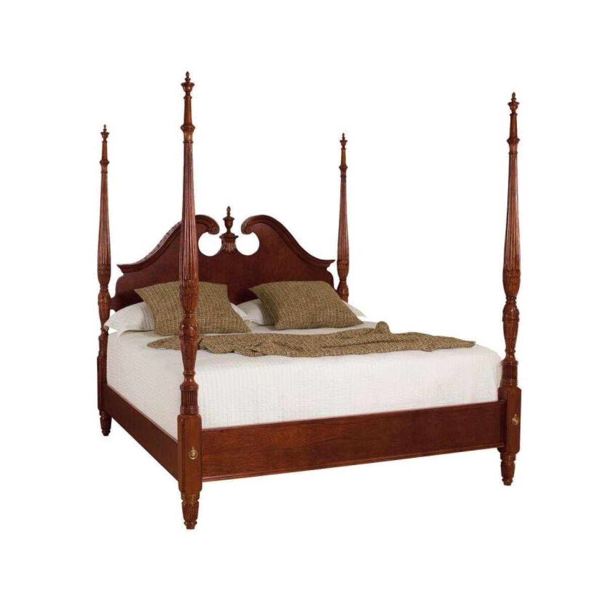 Cherry Grove Pediment Poster Cal. King Bed – Complete Cherry Grove Pediment Poster Queen Bed - Complete - Image 1
