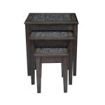 Grey Mosaic Nesting Tables