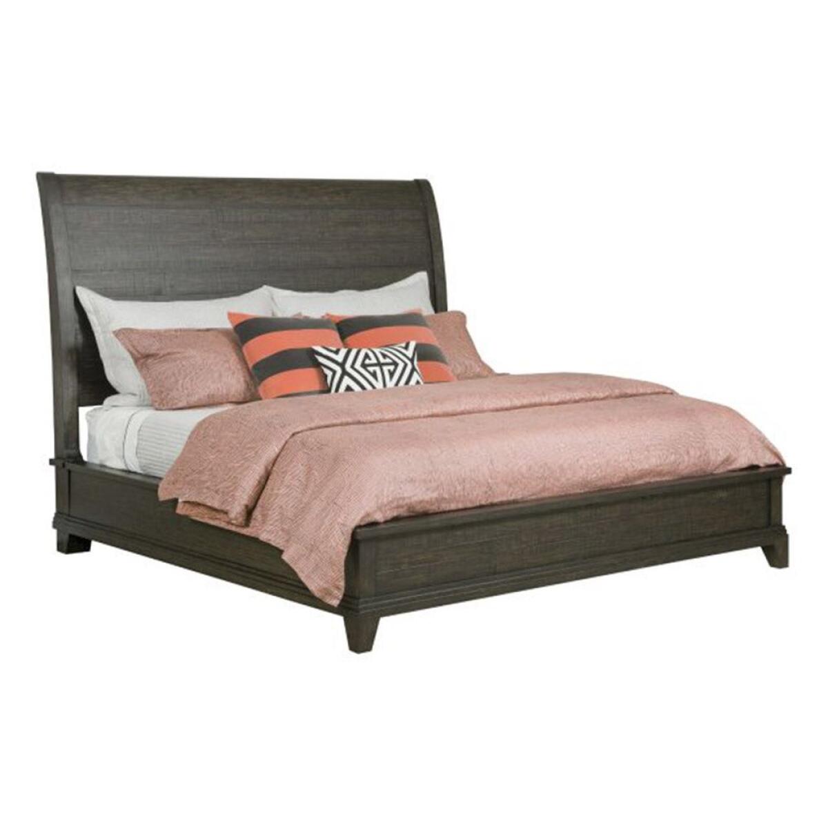 Plank Road Queen Eastburn Dark Sleigh Bed Plank Road Queen Eastburn Dark Sleigh Bed - Image 1