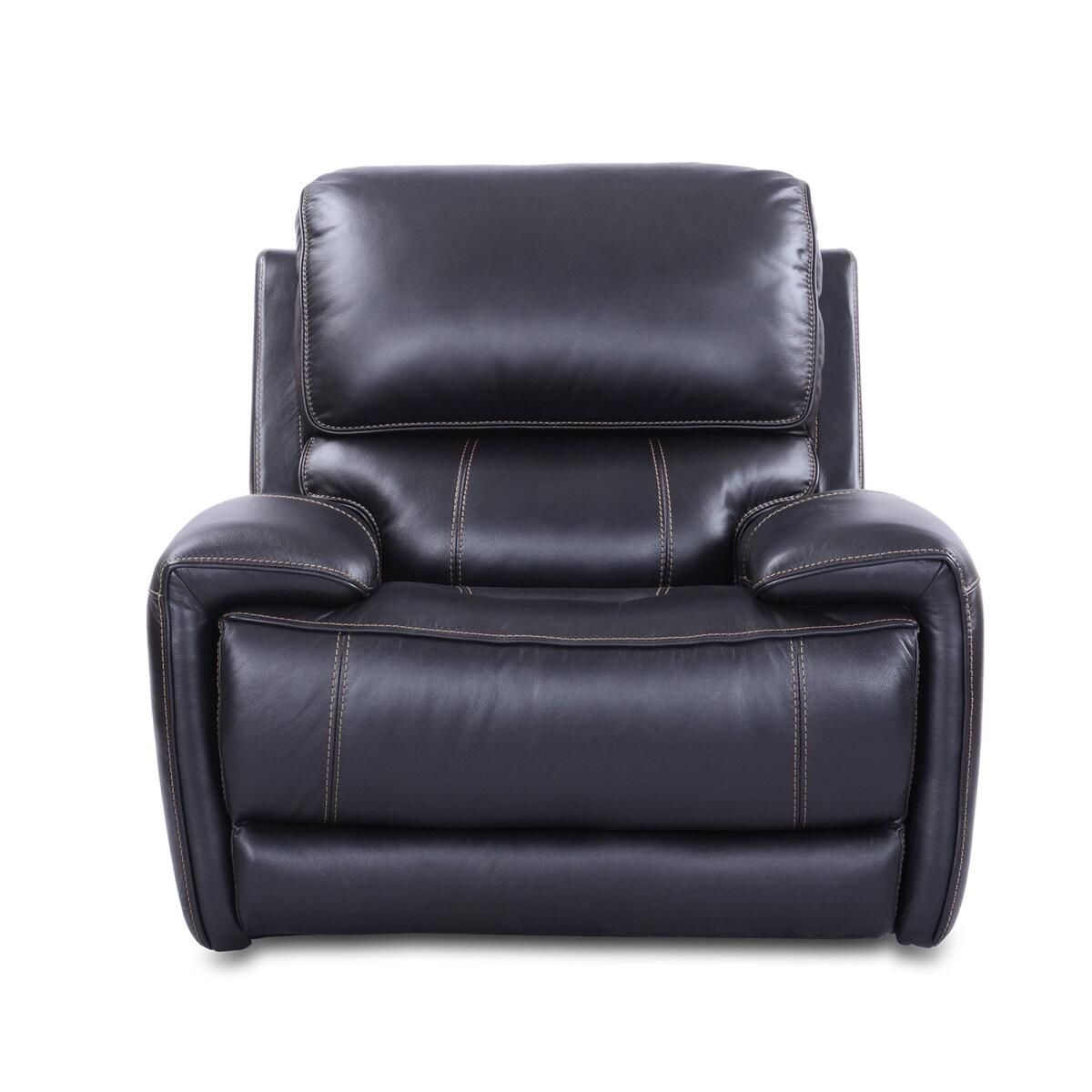 Empire-Verona Blackberry Leather Power Recliner Empire-Verona Blackberry Leather Power Recliner - Image 1