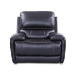 Empire-Verona Blackberry Leather Power Recliner