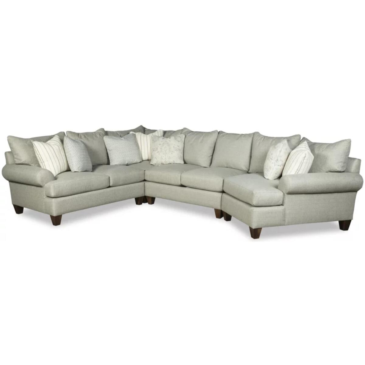 Paul Deen P781650 5-Seat Sectional Sofa W/ Raf Cuddler Paul Deen P781650 5-Seat Sectional Sofa W/ Raf Cuddler - Image 1