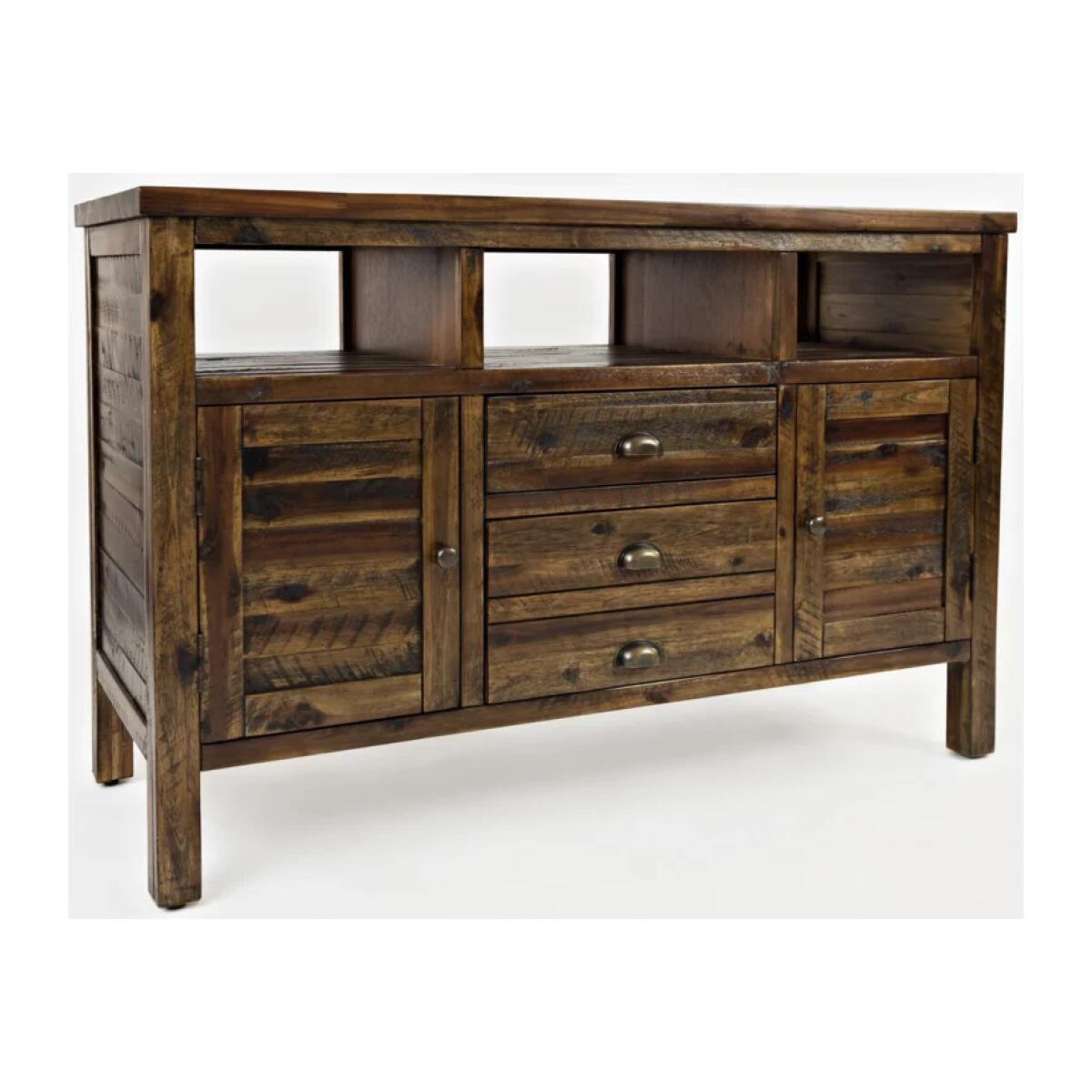 Artisan’s Craft 50″ Media Console Dakota Oak Entertainment Stands Jofran