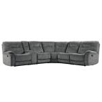 Cooper Shadow Grey 6 Piece Reclining Sectional