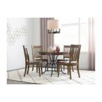 The Nook - Hewned Maple Collection Wood Seat Side Chair - Image 3