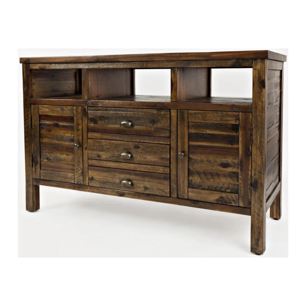 Artisan’s Craft 50″ Media Console Dakota Oak Entertainment Stands Jofran