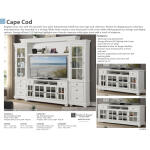 Cape Cod 4-Piece 63" Entertainment Wall - Image 3