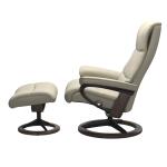Stressless® View (S) Signature Base Recliner with Ottoman - Image 2