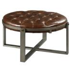 Hammary Intermix Round Cocktail Ottoman