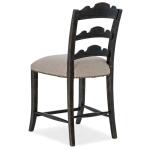 LaGrange La Grange Twin Sisters Ladderback Counter Stool - Image 3