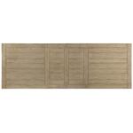CiaoBella Ciao Bella 84in Trestle Table w/ 2-18in Leaves-Natural/Gray - Image 3