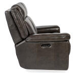 MS Montel Lay Flat Power Loveseat with Power Headrest & Lumbar - Image 5